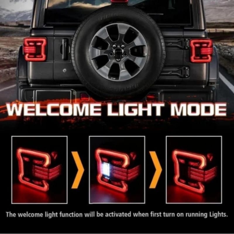LAMPU BELAKANG JEEP JL LAMPU STOP LAMP JEEP RUBICON 2018