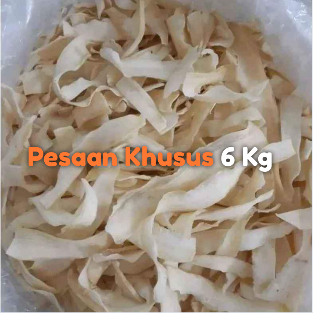 

Pesanan Khusus 6kg / keripik singkong mentah/keripik singkong/keripik singkong fresh/asli keripik singkong
