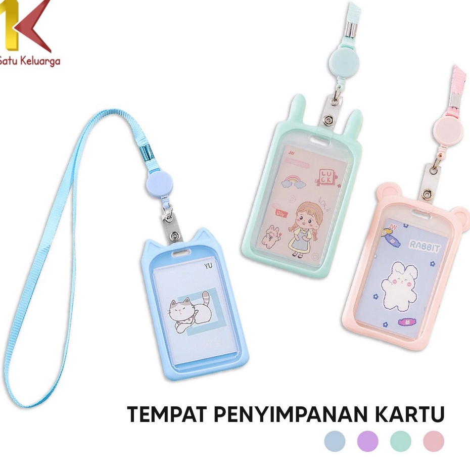 

Jual Satu Keluarga Name Tag ID Card Holder Gantungan Kartu Nama Motif Kartun C324 Gantungan Tali Kartu Akses Kantor MRT Busway / Tali ID Card Nama Atau Panitia Lanyard ☍✭✽