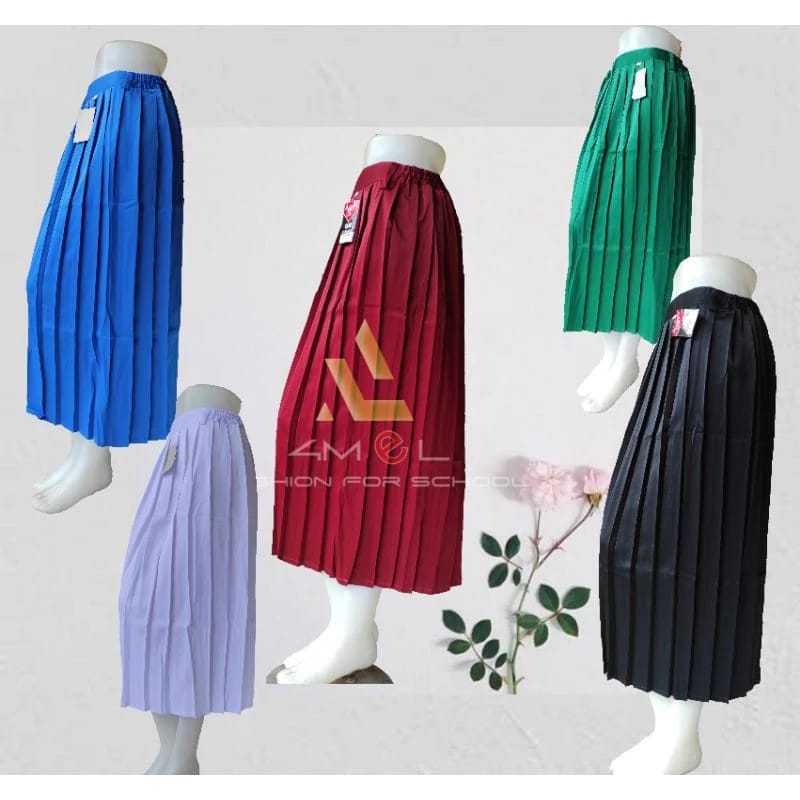 Rok Seragam Sekolah SD/MXi SD/Rok merah SD/Rok Cokelat Pramuka SD/Rok Putih SD