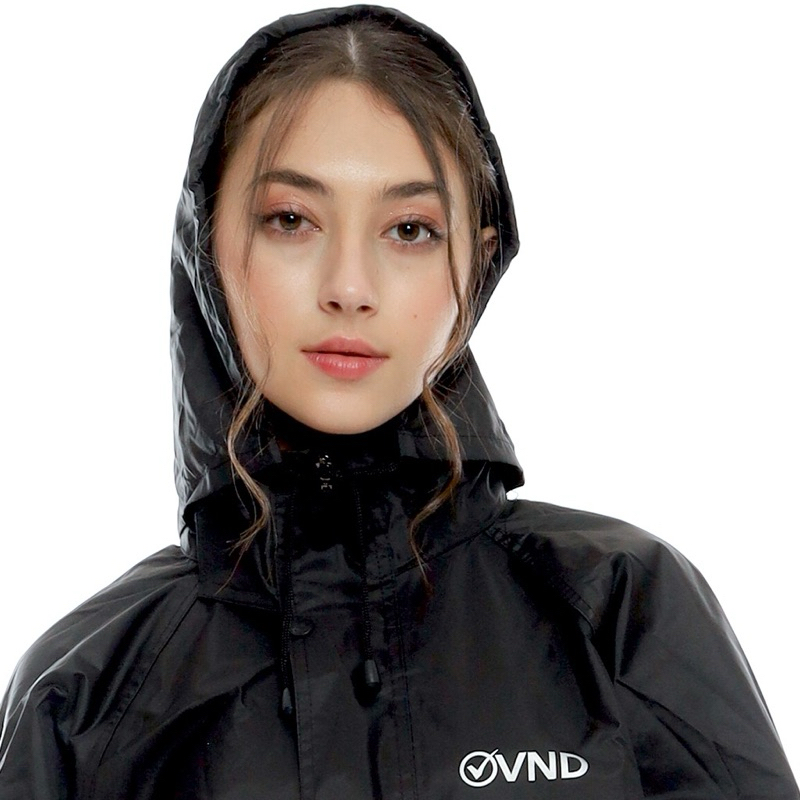 JAS HUJAN PREMIUM VND Jas Hujan Stelan Taslan AK 66 - BLACK