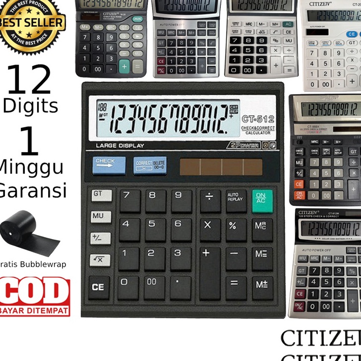 

Best Kalkulator CITIZEN 12 Digit - Calculator Check Dual Two 2 Power ➦➮✶✺