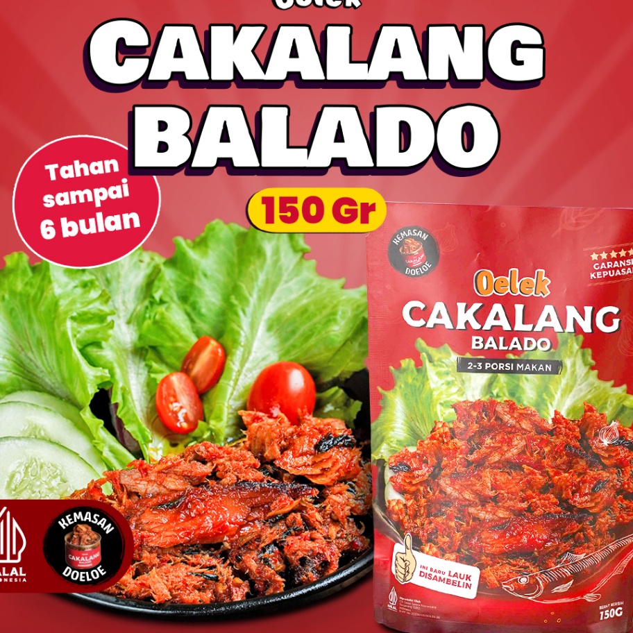 

Ready Stock Oelek Cakalang Balado Oelek/ Cakalang Suwir/ Ikan Cakalang