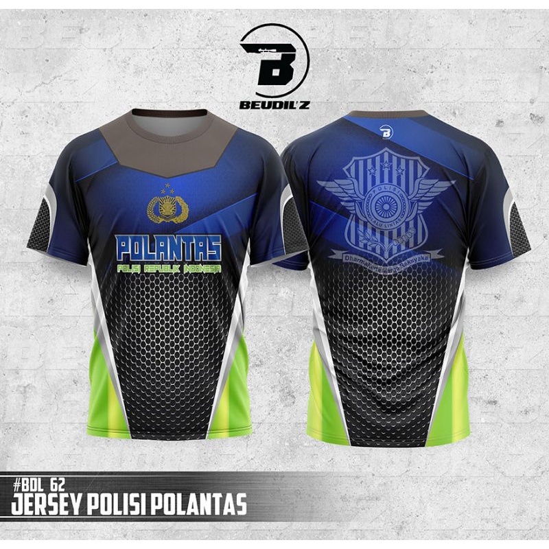 Jersey/kaos Polantas Polri original/jersey olahraga/jersey printing daleman seragam coklat/atasan pr
