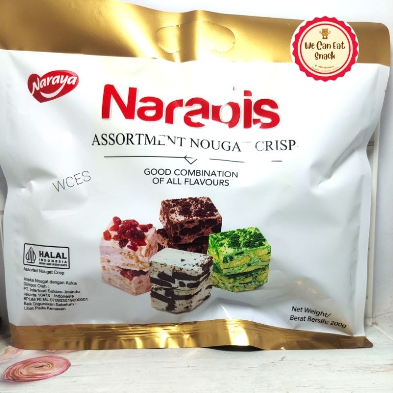 

Naraya Narabis Assortment Nougat Crisp 200gr