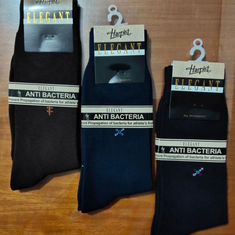 Kode IJF094 KAOS KAKI KERJA FORMAL COWO HARPIST ANTI BAKTERI ORIGINAL / HARPIST ELEGANT ANTI BAKTERI