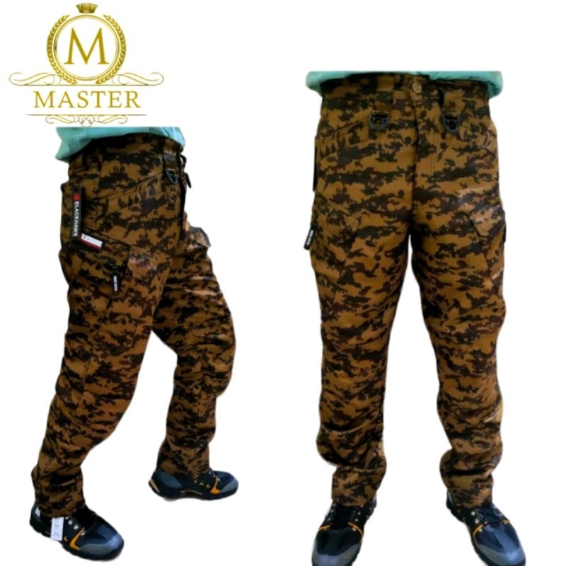 Celana Tactical Panjang Loreng Pramuka Pria Lapangan