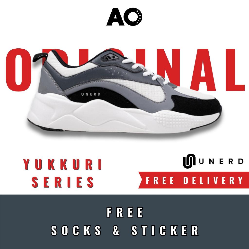 Sepatu Unerd Yukkuri Iron Grey Sepatu Sneakers Casual Sport Sepatu Sneakers Olahraga Pria Wanita Une