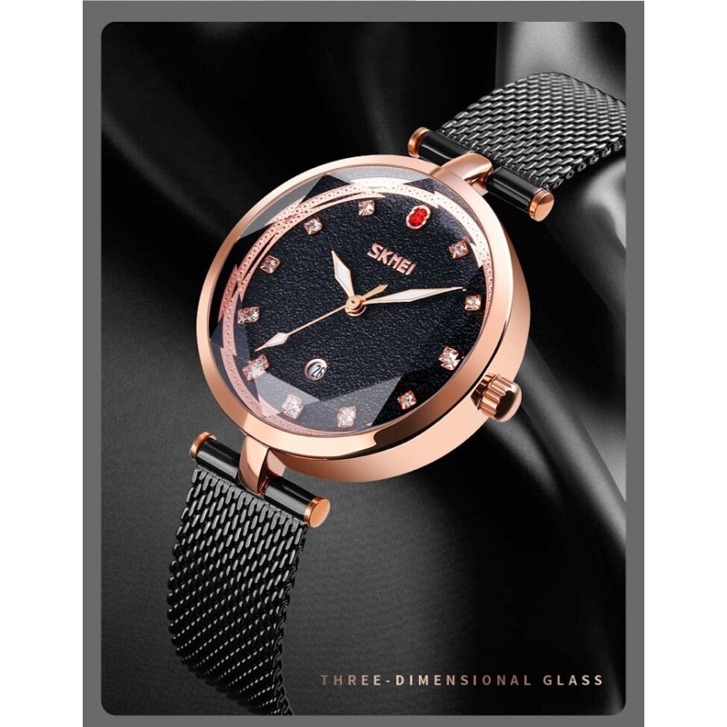 BISA COD ,,Jam Tangan Wanita SKMEI 9215 Original Rantai Pasir