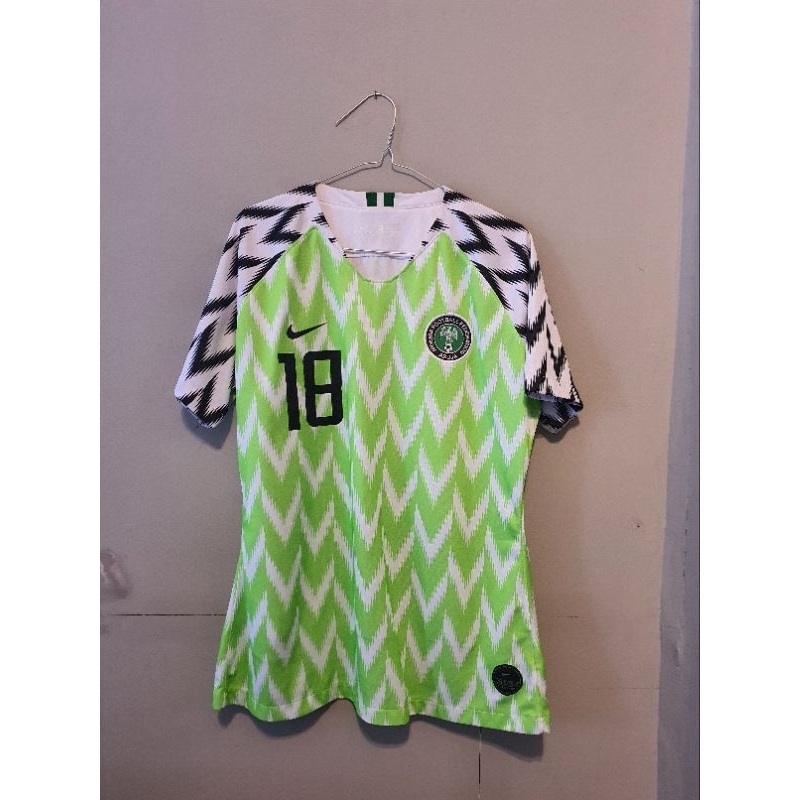 Alex Iwobi #18 Nigeria Home Jersey 2018 Original