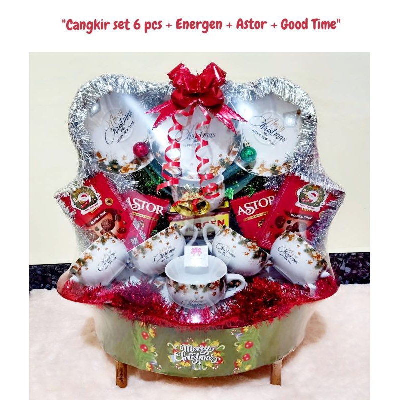 

Parcel Natal Christmas cangkir Set 6pcs + Snack