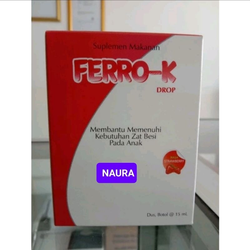 FERRO K DROP SUPLEMEN ZAT BESI ANAK