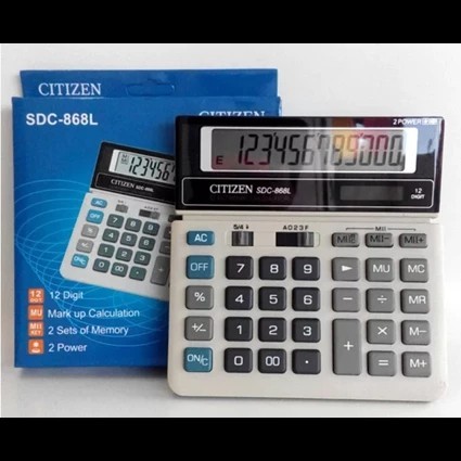 

CALCULATOR CITIZEN-868L