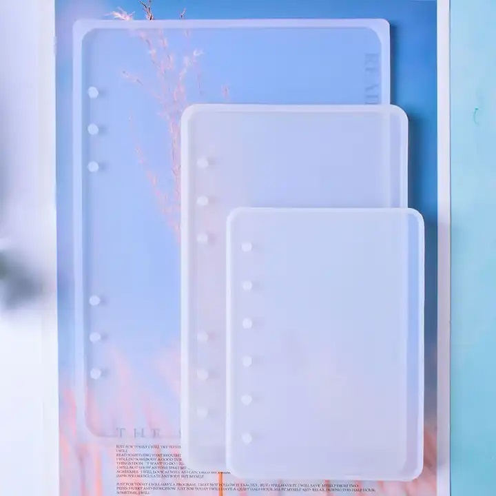 

Cetakan Resin Cover Book A5 16x22cm Sampul Depan Notebook Hard Casing Case Molds Set Tool Silicone Mold Reusable Sampul Buku Perlengkapan Recine Epoxy Resin Art DIY Crafts Making Lentur Clear Colors White Silikon Prakarya Blimbing Indah Sablon Malang
