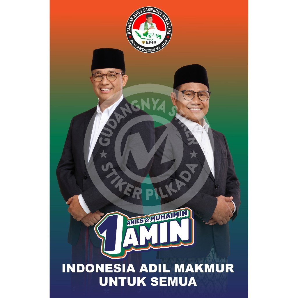 

STIKER VINYL CAPRES / PEMILU ANIES MUHAIMIN / AMIN