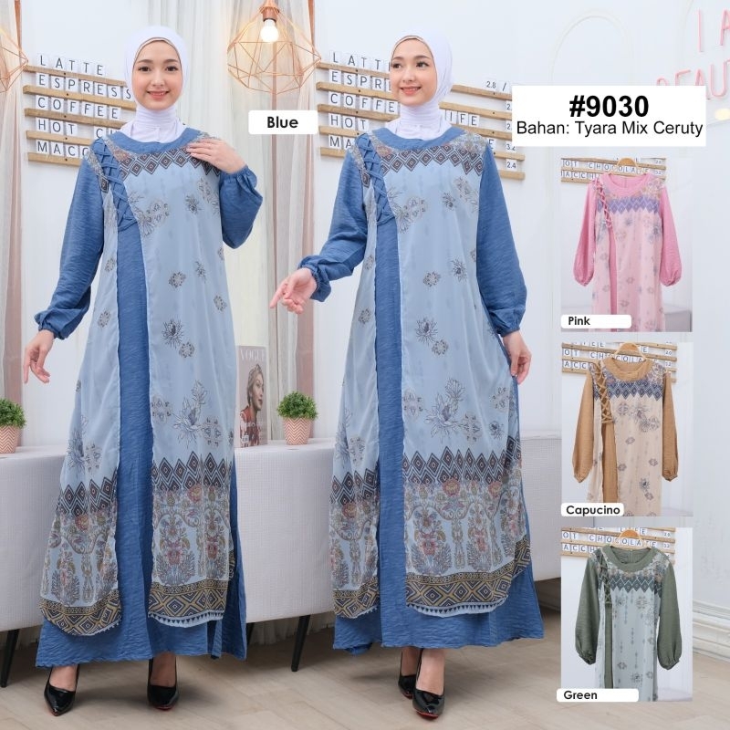 Gamis Tyara mix ceruty babydoll