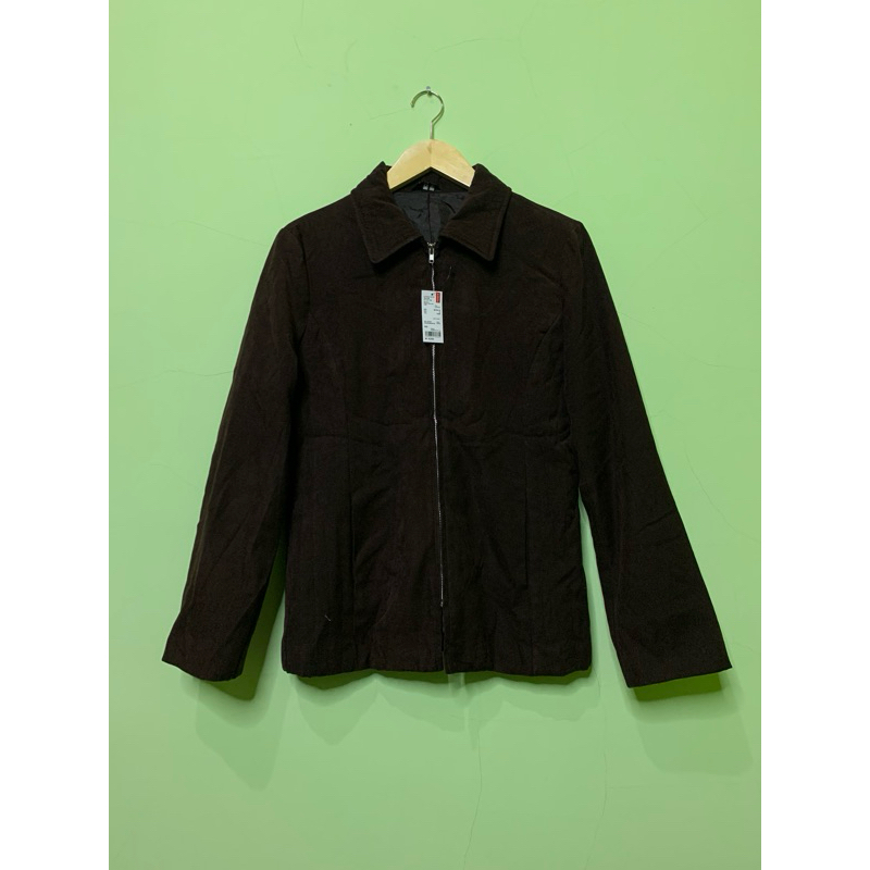Jaket cewek suede