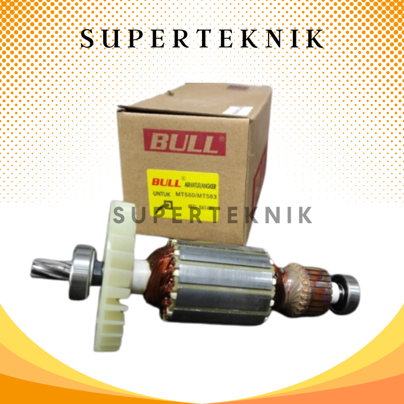 Armature Circular Saw MT 580 / MT 583 Bull / BULL Armature MT580 MT583 Mesin Circular Saw Maktek / A