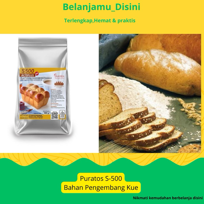 

Pengembang roti improver pelembut roti puratos s-500