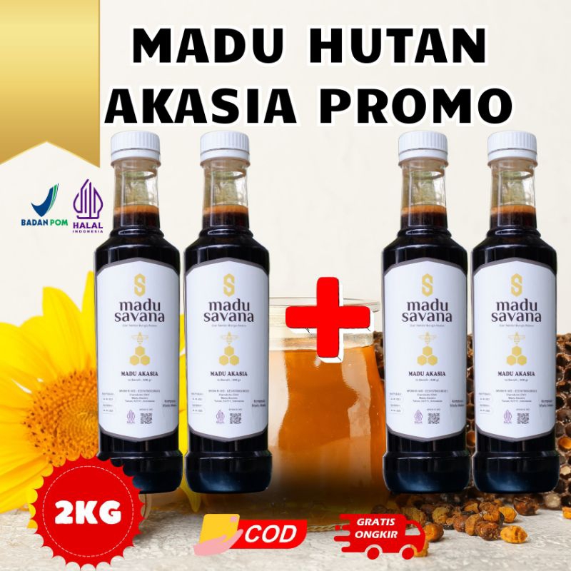 

Madu Akasia Savana Beli 2 Gratis 2 100% Pure Raw Honey