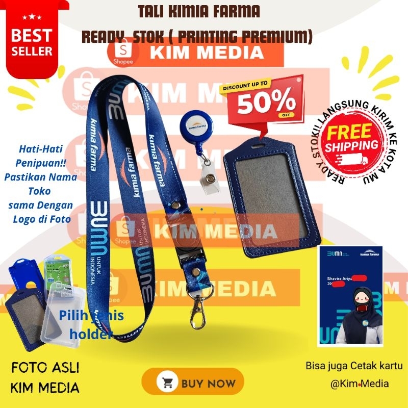 

Lanyard idcard KIMIA FARMA BUMN / []