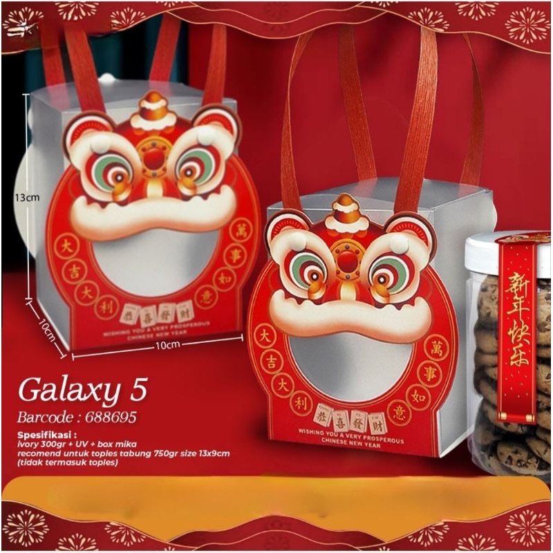 

Box galaxy box mika cny box kue imlek (5pc)