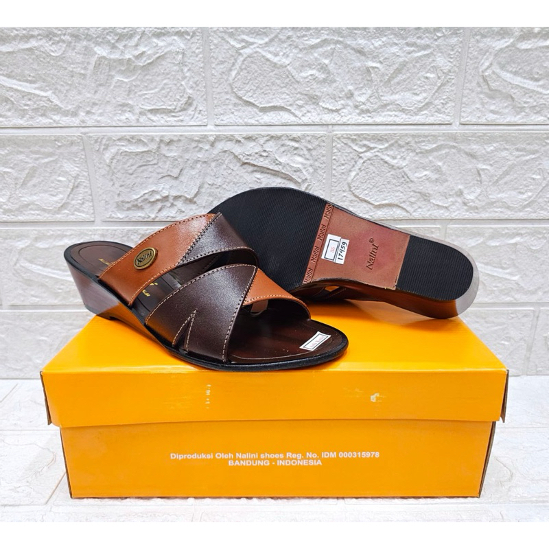 SANDAL NALINI JKR 17459 - Sandal Hak Wanita Kulit dewasa