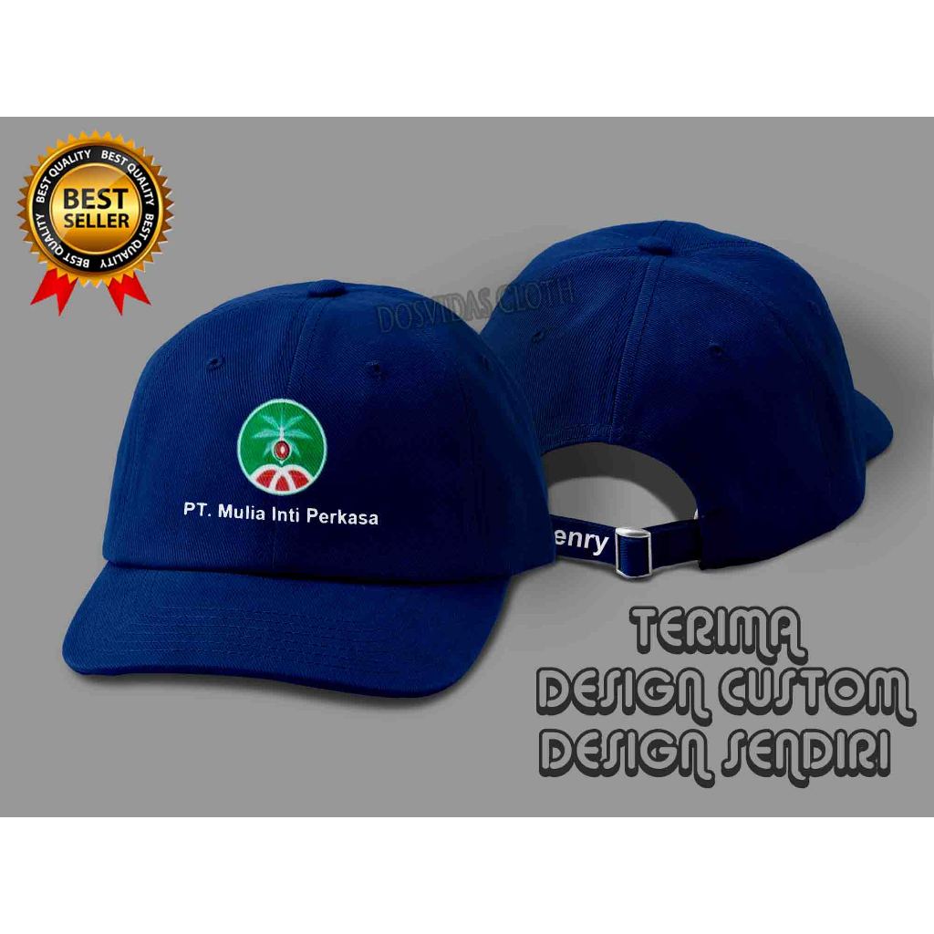 Topi Baseball PT MULIA INTI PERKASA keren BERKUALITAS  Pria Wanita