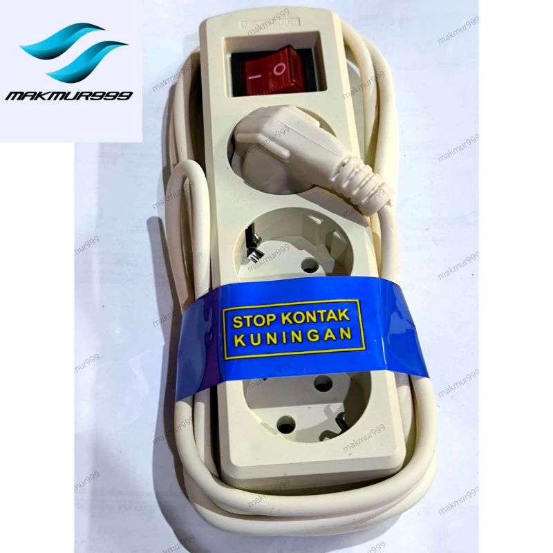 terminal listrik 3 colokan 3 meter kabel