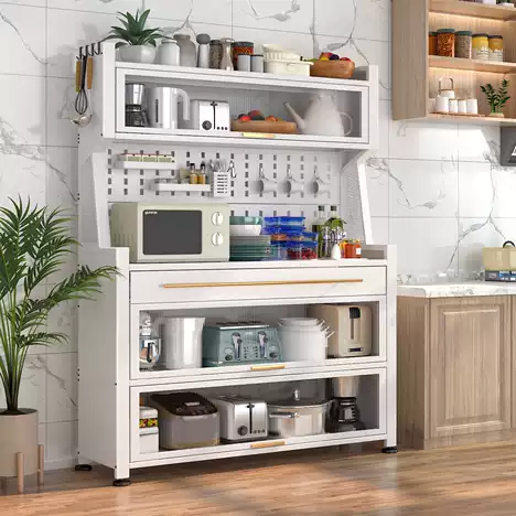 Rak Dapur Elegan Minimalis / Lemari Sayur Modern Elegan Minimalis / Rak Dapur Modern Minimalis Class