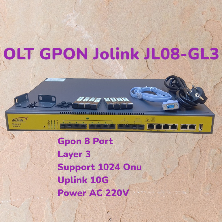 OLT GPON Jolink JL08-GL3 Tanpa SFP