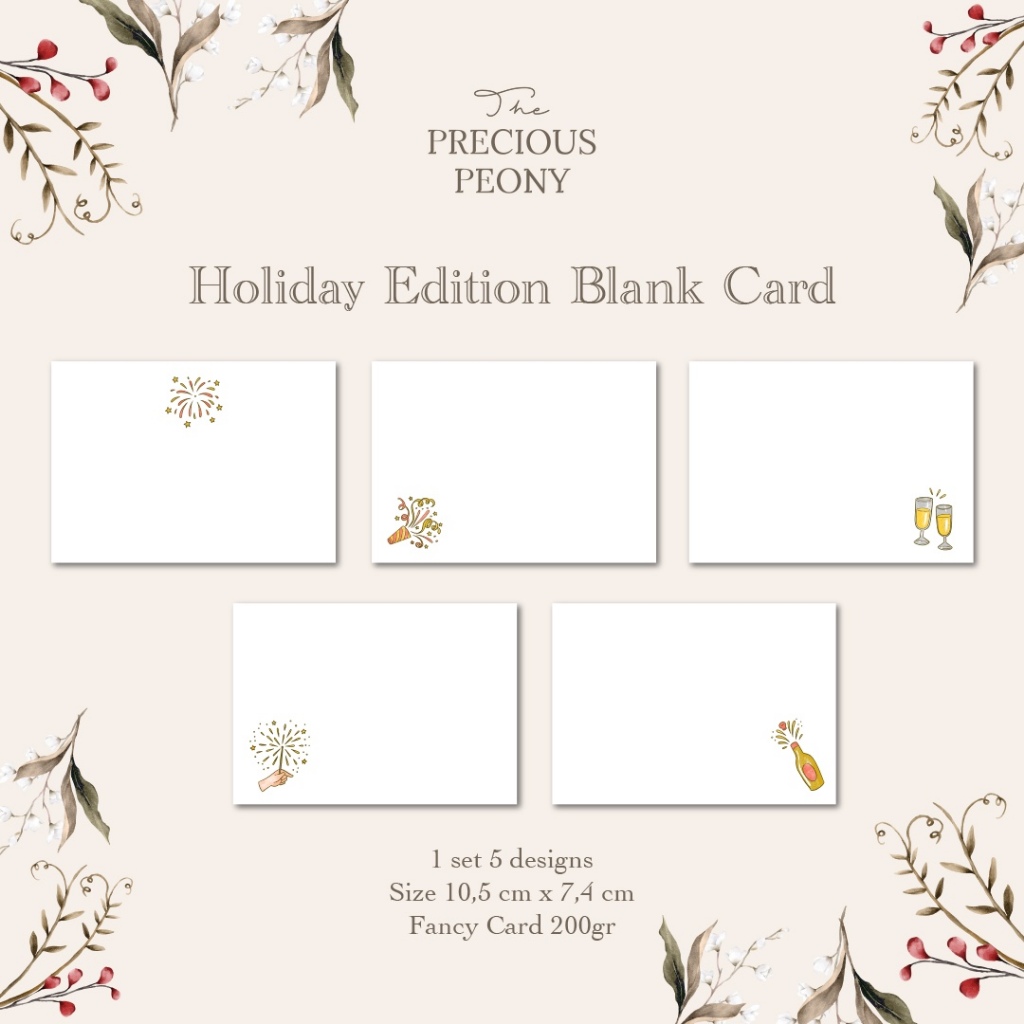 

BLANK CARD - NEW YEAR SERIES