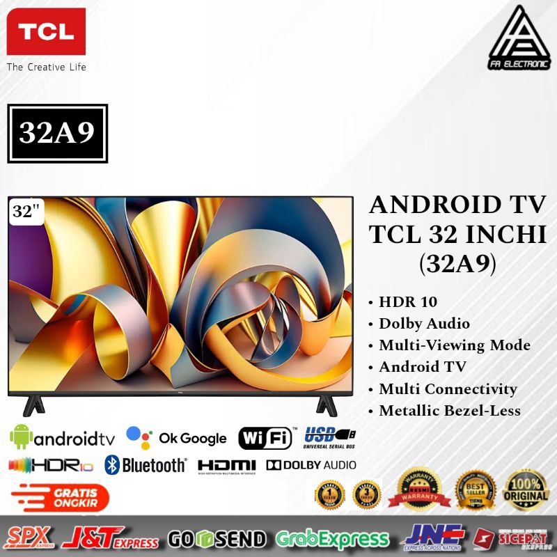 TCL Android TV 32 Inchi 32A9