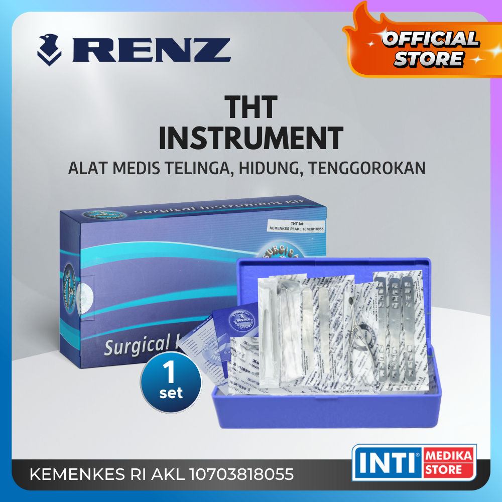 RENZ - THT Instrument Set | Alat Medis Telinga Hidung & Tenggorokan