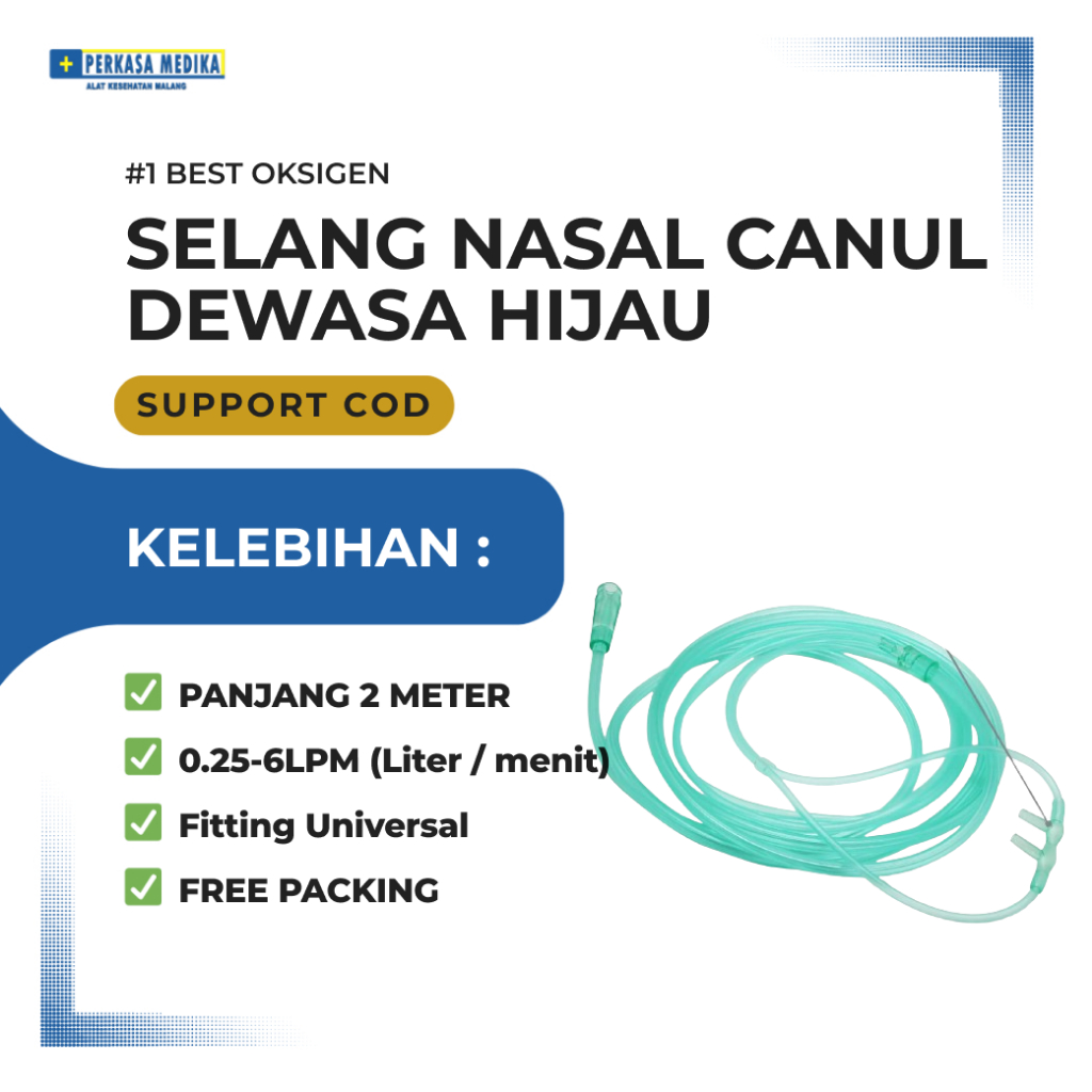 Selang uap Oksigen Kesehatan Nasal Canula Medis Oxyflow Maxiflow masker medis Inhalasi Dewasa Anak P