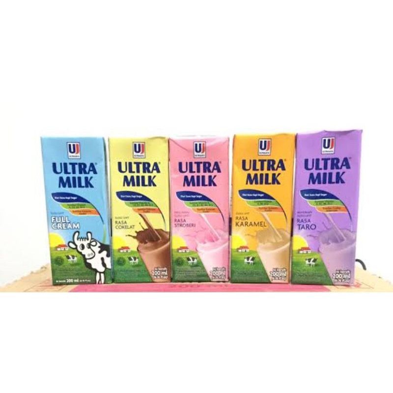 

susu ultra milk 200 ml