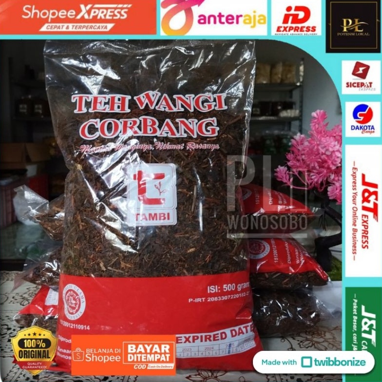 

[♛C3➢] TEH WANGI CORBANG | 1 KG | super hemat | Teh Tambi Wonosobo | Jasmine Tea | Teh Organik kualitas terjamin [128]