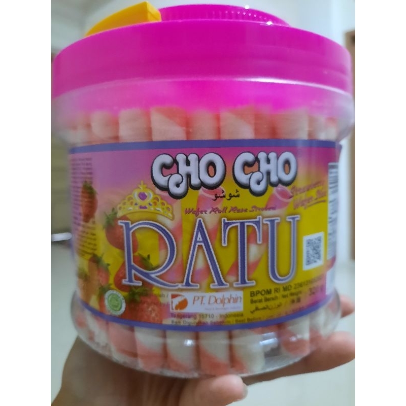 

(BISA COD) CHO CHO WAFER ROLL RATU 320 GRAM