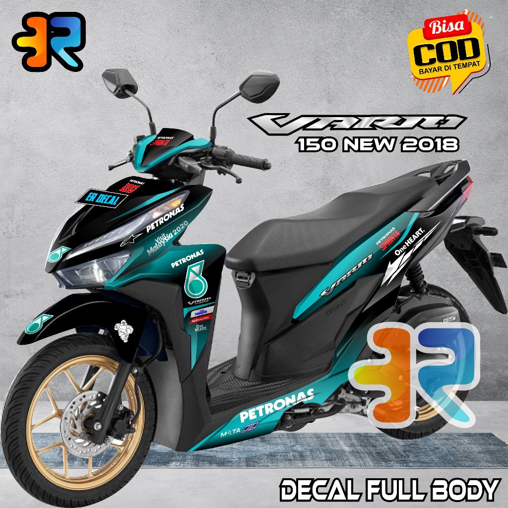 Decal Vario 125 150 New 2018 2021 Stiker Full Body Variasi Desain Petronas