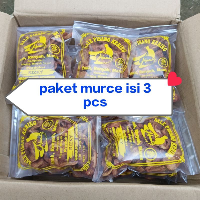 

paket murah 3 pcs sale pisang crispy 100 gr