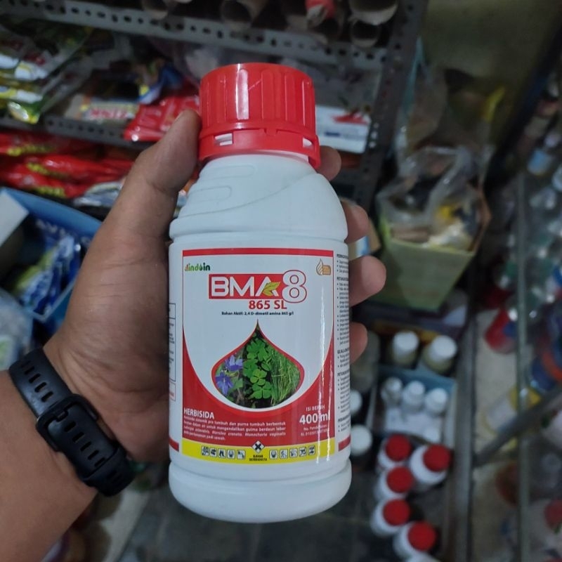 HERBISIDA BMA 8 865 SL 400 ML PENGENDALI GULMA BERDAUN LEBAR PADA PADI