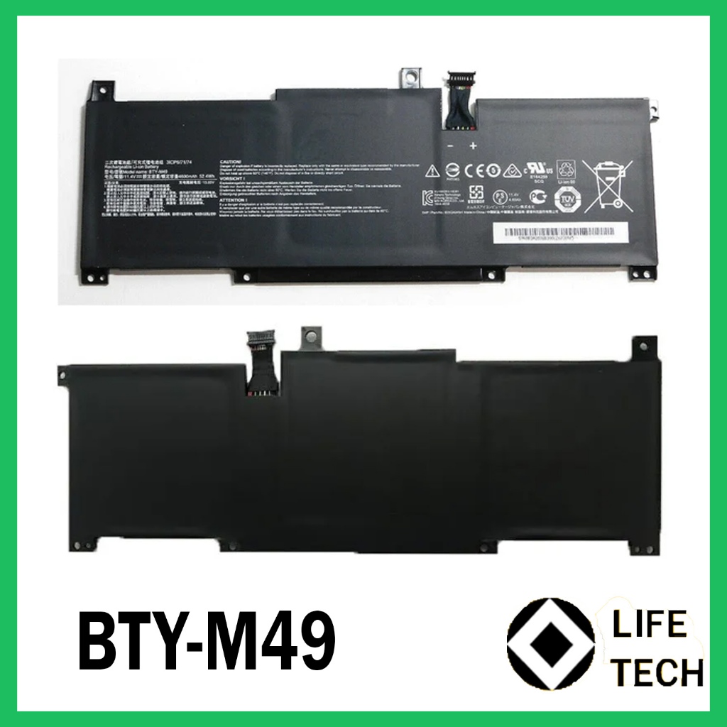 Baterai Laptop MSI Modern 14 B10MW B11MOU B11MW Prestige 14 BTY-M49
