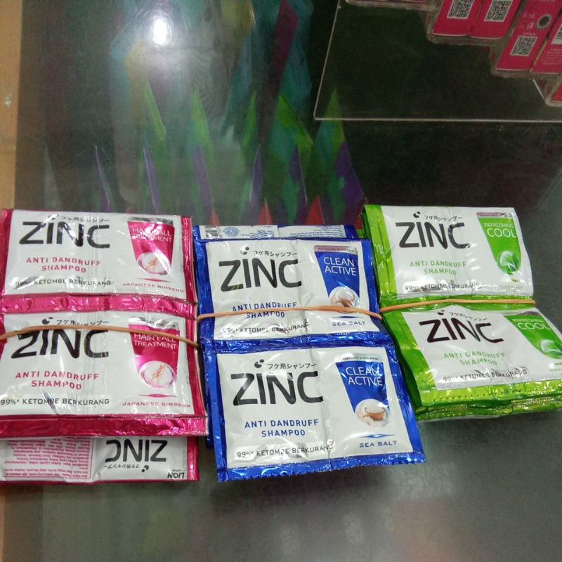 zinc sachet