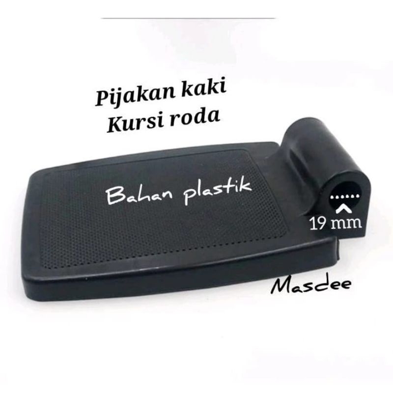 injekan kaki kursi roda/dampalan kaki kursi roda/pijakan kaki kursi roda sperpart kursi roda