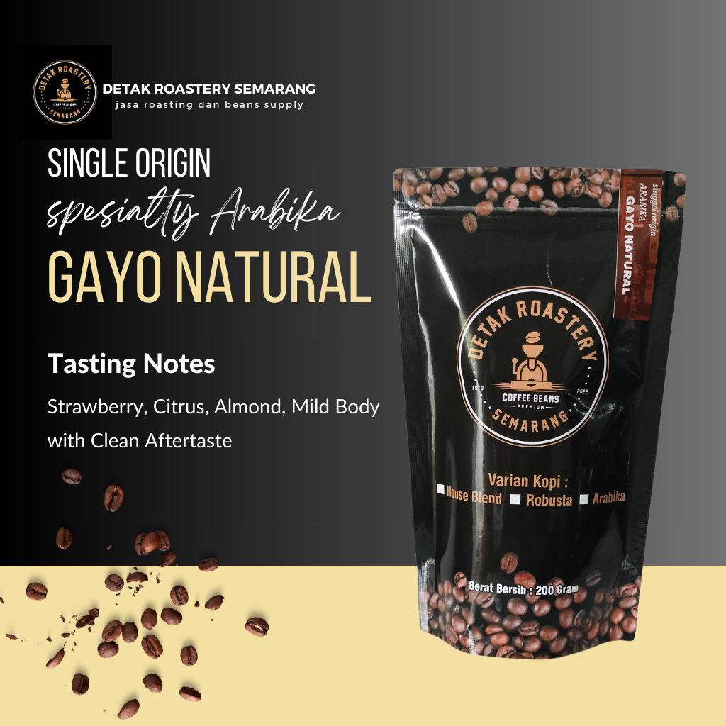 

Kopi Arabika Gayo Natural Proses
