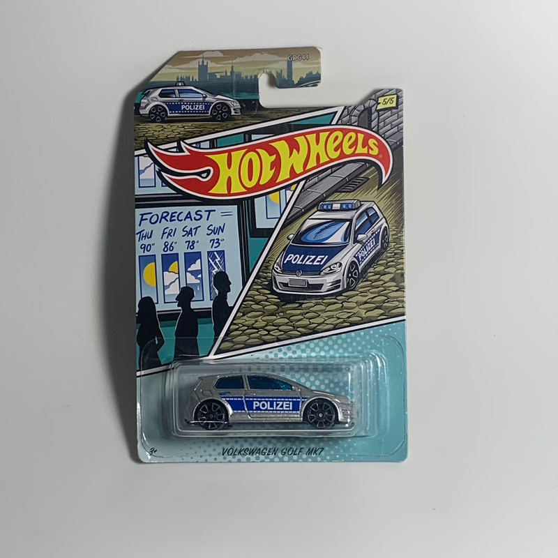 Hot Wheels Volkswagen Golf MK7 Polizei