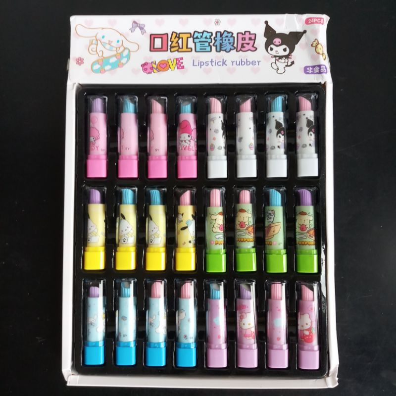 

penhapus pinsil sanrio 1 pcs lipstik rubber