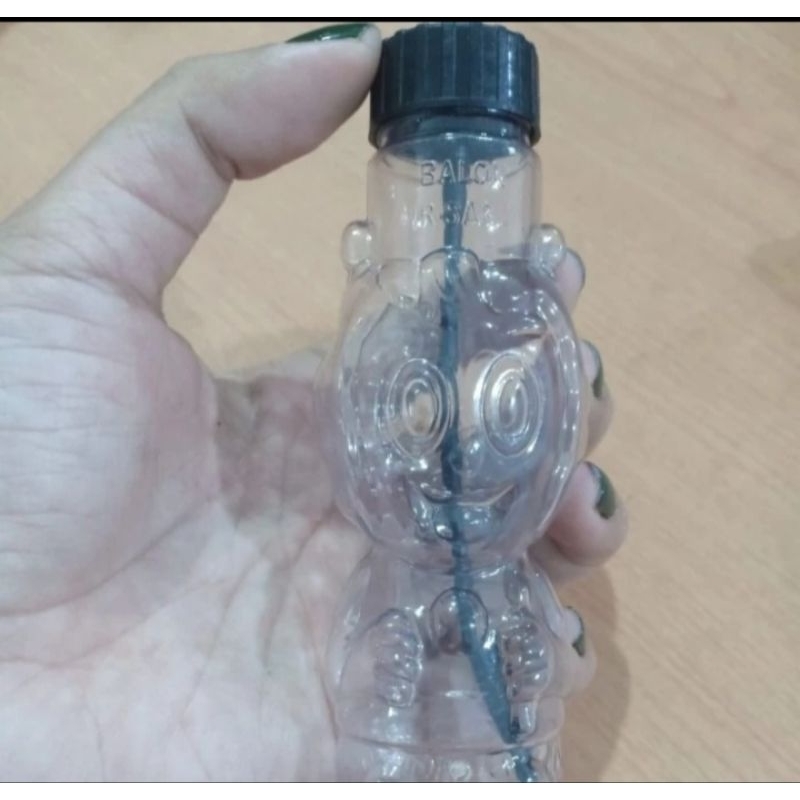 Botol Gelembung Sabun - Buble Soap MOTIF BONEKA BENING + Tutup Dan Stik