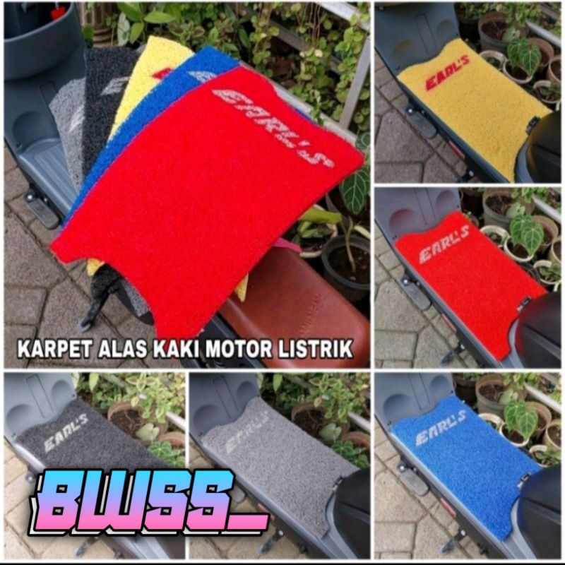 karpet alas kaki motor listrik motor charger warna lengkap PNP semua motor listrik motor cas motor c