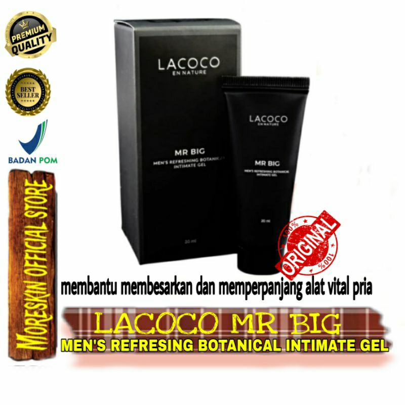 Lacoco Mr Big menambah ukuran pennis Penambah Stamina dan Kualitas Berhubungan Asli Original Nasa